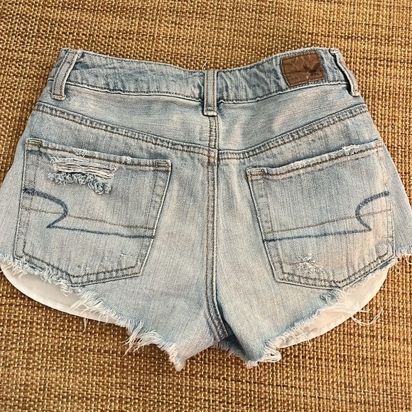 American Eagle Hi-Rise Festival Shorts Size 00 - Picture 2 of 4